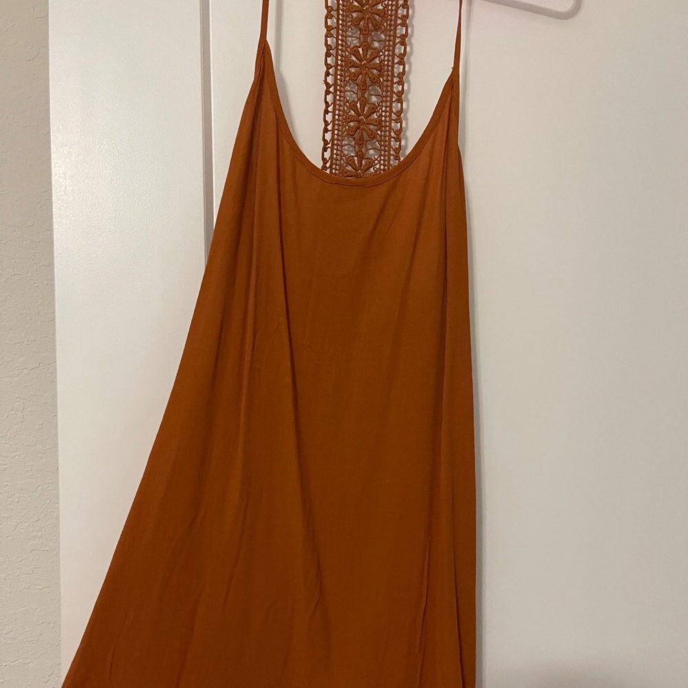 Rust lace dress - Picture 1 of 2